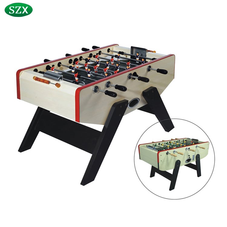 Folding French Foosball Table With Telescopic Rods