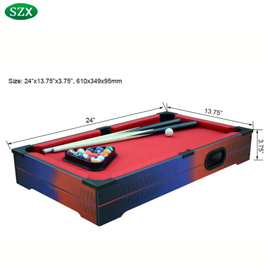 Cheap Easy Assmebly Mini MDF Pool Table For Home