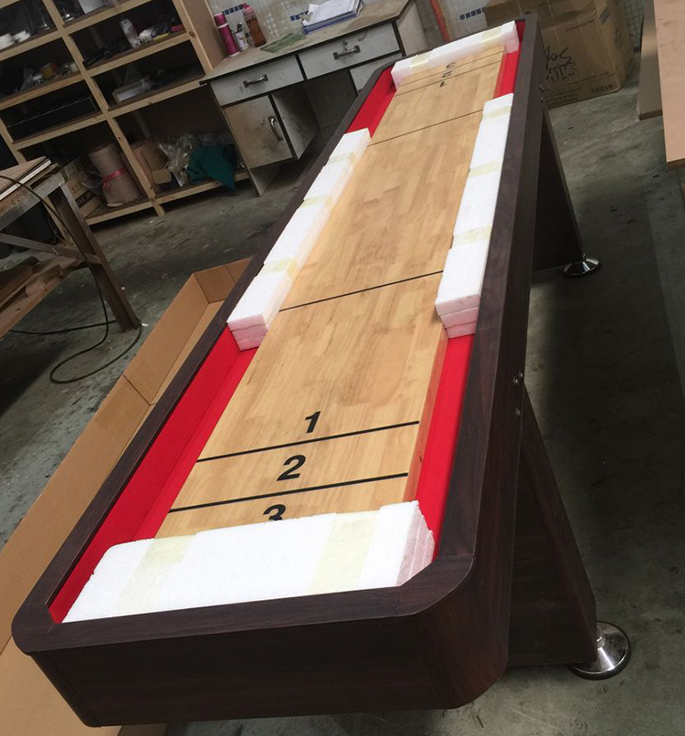 8ft 9ft 12ft Solid Wood Shuffleboard Game Table