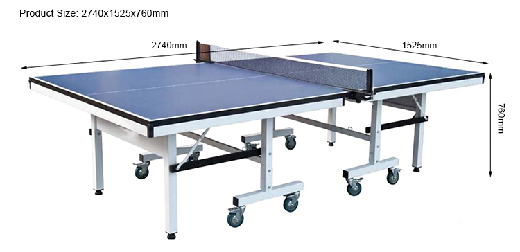 Folding Rollaway Indoor Tournament Table Tennis Table