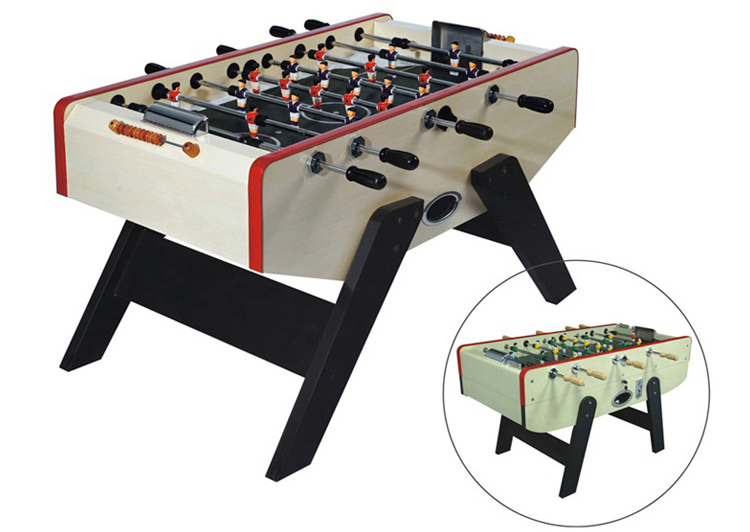 Folding French Foosball Table With Telescopic Rods