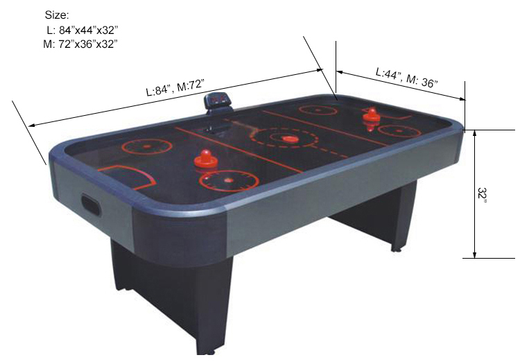 7ft Professional Air Hockey Game Table With Electronic Scorer