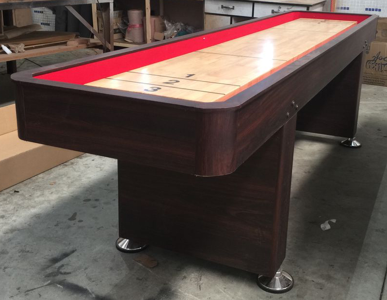 8ft 9ft 12ft Solid Wood Shuffleboard Game Table