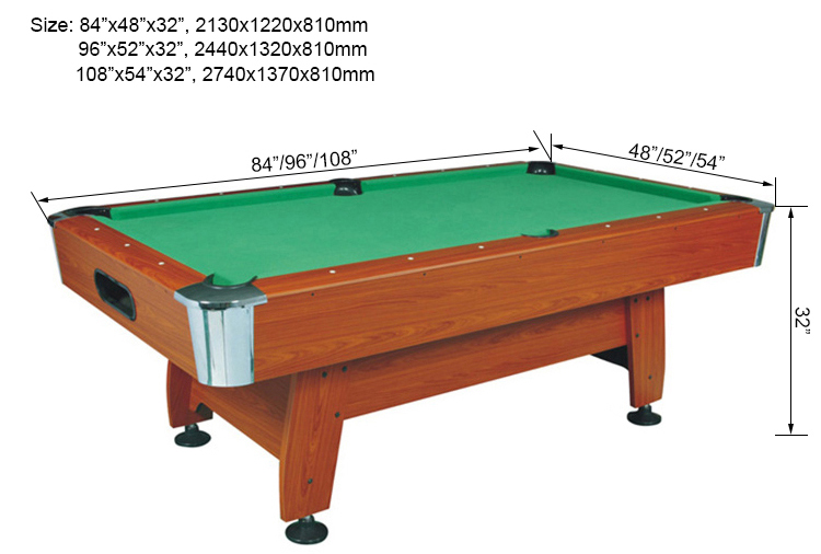 Auto Ball Return System Billiard Pool Table