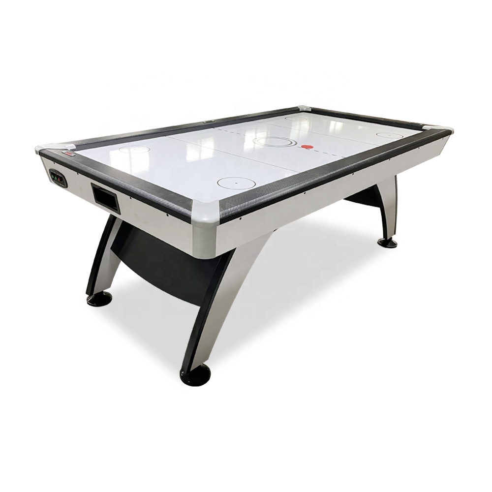 7ft White MDF Air Hockey Table Full Size