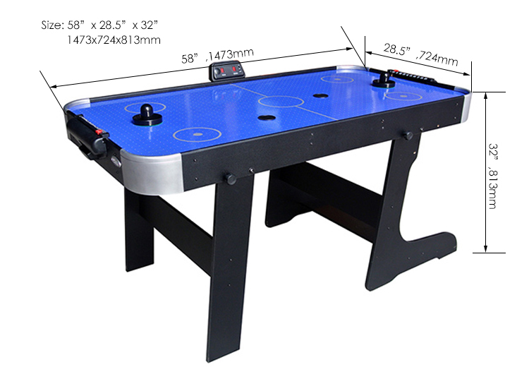 58'' Fashion Design Mini Folding Air Hockey Table